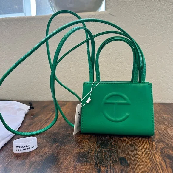 NEW Telfar Greenscreen Small Shopping Bag - Picture 5 of 10